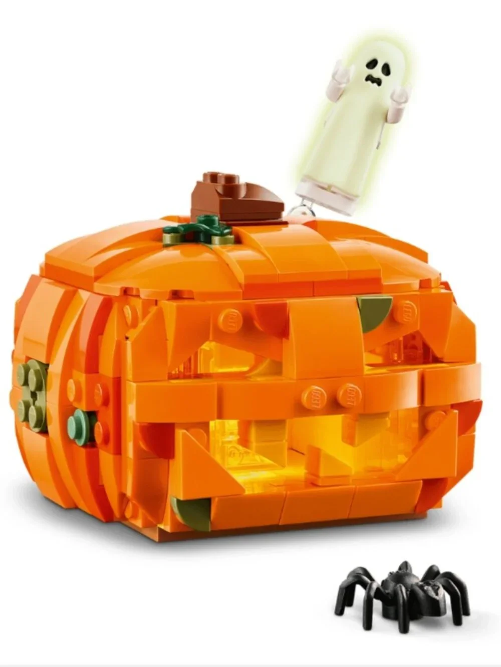Lego 40872 Halloween Pumpkin Lantern Lights Up NIB New Sealed